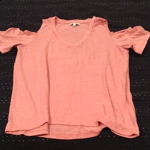 Cold shoulders  women tshirt